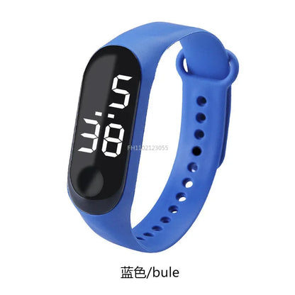 Led relógio digital masculino feminino casual moda esporte meninas pulseira meninos relógios eletrônico silicone relógio de pulso para crianças