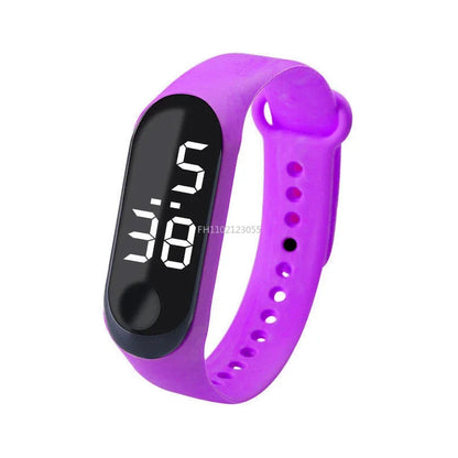 Led relógio digital masculino feminino casual moda esporte meninas pulseira meninos relógios eletrônico silicone relógio de pulso para crianças
