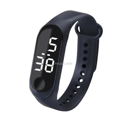 Led relógio digital masculino feminino casual moda esporte meninas pulseira meninos relógios eletrônico silicone relógio de pulso para crianças