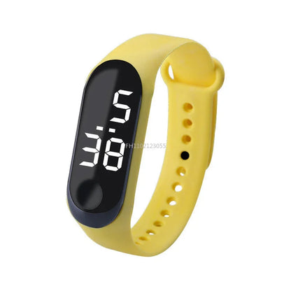 Led relógio digital masculino feminino casual moda esporte meninas pulseira meninos relógios eletrônico silicone relógio de pulso para crianças
