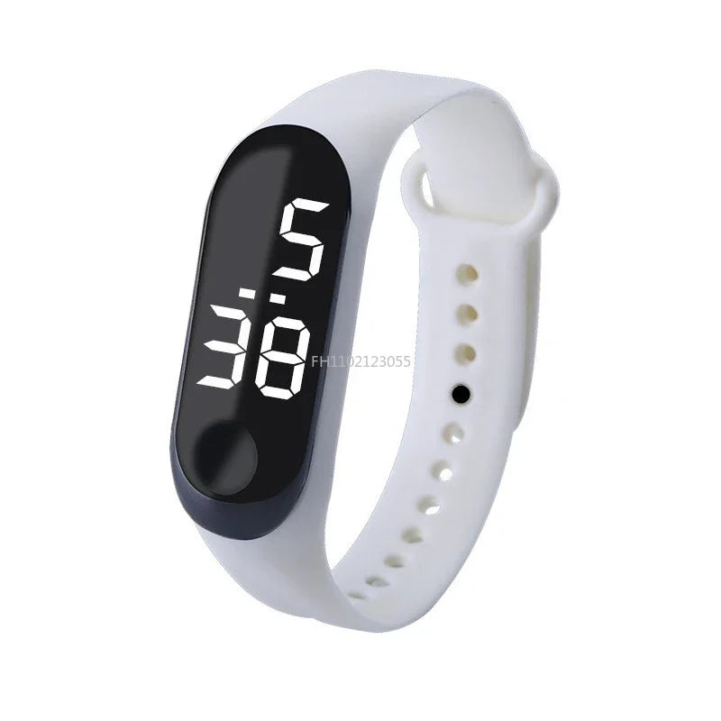 Led relógio digital masculino feminino casual moda esporte meninas pulseira meninos relógios eletrônico silicone relógio de pulso para crianças