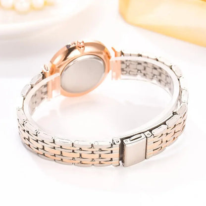 Luxo cristal feminino pulseira relógios marca moda strass senhoras relógio de quartzo aço feminino relógio de pulso montre femme relogio